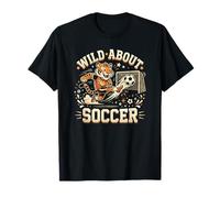 Wild About Soccer Tiger Cute Sports Animal T-Shirt