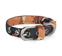 Wild American Bison Mountains Dog Collar Adjustable Soft and Comfortable Puppy Collars with Metal Buckle Pet Collar for Small Medium Pet