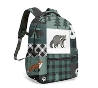 Wild and Free Black White Horse Print Backpack 16 Inch Boho Tribal Geometric Woodgrain Arrow Pattern Artistic Travel Rucksack (21)