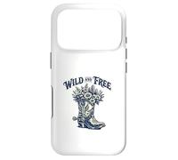 Wild And Free Cowboy Boot Flowers Cactus Western Country Case for iPhone 17 Pro