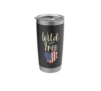 Wild and Free USA Heart Stainless Steel Insulated Tumbler