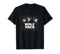 Wild and Free with the Wolf Pack Design T-Shirt