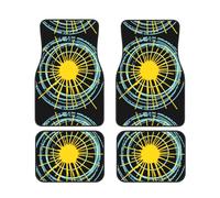 Wild and Free You are My Sunshine 4 Pieces Car Floor Mats Car Carpets Full Sets Universal Fit for SUV, Vans, Sedans, Trucks All Weather Protection Auto Foot Carpet