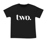 Wild and Happy 2 Year Old Birthday Shirt 2nd Bday Party T-Shirt Toddler Boy Outfit Number Two (Black, 3T)