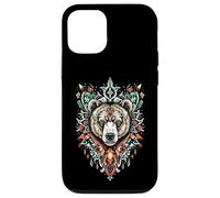 Wild Animal Bear Totem Forest King Grizzly River Paw Claw Case for iPhone 12/12 Pro