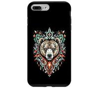 Wild Animal Bear Totem Forest King Grizzly River Paw Claw Case for iPhone 7 Plus/8 Plus