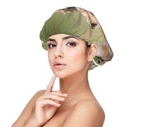 Wild Animal Cheetah,Adjustable Silk Hair Wrap Adult's Satin Sleeping Cap Hair Women's Elastic Sleep Bonnet
