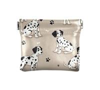 Wild Animal Friends Beige Coin Purse Snap Closure Organizer Pouch Recycled Material Coin Purse for Women, dog paws, One Size, Dog Paws