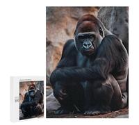 Wild Animal Gorilla Monkey Jigsaw Puzzles for Adults 500 PCS Wooden Puzzles Unique Puzzle Gifts
