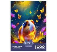 Wild animal guinea pig Jigsaw Puzzles Puzzle for Adults Kids.1000 Piece Cartoon Colorful Great Gifts Challenge Toy Educational Game Home Decoration for Adults& Kids Age 14 Years Up 38x26cm/1000pcs