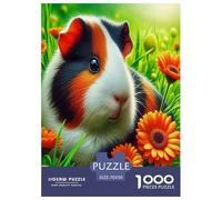 Wild animal guinea pig Jigsaw Puzzles Puzzle for Adults Kids.1000 Pieces Cartoon Colorful Whimsical Challenge Toy Educational Game Home Decoration for Educational Games Gifts 70x50cm/1000pcs