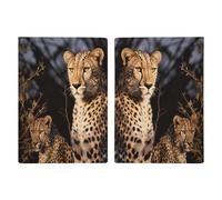 Wild Animal Leopard Passport Holder Passport Wallet PU Leather Passports Protective Cover Slim Travel Accessories