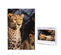 Wild Animal Leopard Puzzle for Adults 1000 Pieces, Wooden Jigsaw Puzzle from Photos, Challenging Puzzles Perfect for Game Nights, Home Decoration Puzzles Gift for Holiday Birthday