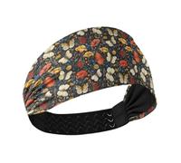Wild Animal Mariposas Butterfly Colorful Cooling women's headbands Elastic sweaty bands for Volleyball Volleyball washing face bandas para el cabello deportivas