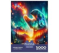 Wild animal polar bear Jigsaw Puzzles Puzzles for Adults Kids.1000 Piece Cartoon Colorful Impossible Challenge Toy Educational Game Home Decoration for Adults& Kids Age 14 Years Up 70x50cm/1000pcs