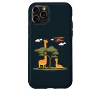 Wild Animal Tall Giraffes Reaching The Sky Cute Giraffe Case for iPhone 11 Pro