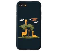 Wild Animal Tall Giraffes Reaching The Sky Cute Giraffe Case for iPhone SE (2020) / 7/8