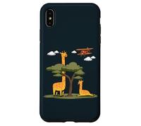 Wild Animal Tall Giraffes Reaching The Sky Cute Giraffe Case for iPhone XS Max