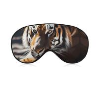 Wild Animal Tiger Blackout Sleep Eye Mask, Ventilated Fabric, Adjustable Wearing Style, Zero Pressure Sleeping Mask Soft Skin Friendly Eyeshade for Women Men