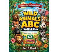 Wild Animals ABC Coloring Book (ABC Coloring Book Series)