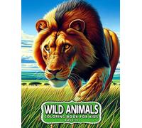 Wild Animals Christmas Gift Edition, Fun and Festive Holiday Coloring Pages for Children, Perfect Present for Animal Lovers, 8.5" x 11" Size