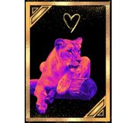 Wild Animals Collection - Cats: Neon Edition - cover 14: A4 notebook 64 pages squared