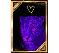 Wild Animals Collection - Cats: Neon Edition - cover 24: A4 notebook 64 pages squared