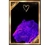 Wild Animals Collection - Cats: Neon Edition - cover 9: A4 notebook 64 pages squared
