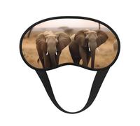 Wild Animals Elephants Sleep Eye Mask for Women Men Soft and Comfortable Sleep Mask Blackout Sleeping Eye Cover for Travel Yoga Nap Shift Work