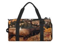 Wild Animals Gym Bag for Women Men Shoe Compartment Waterproof Travel Bags Sports Duffle Bag for Sports Gyms Yoga