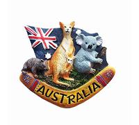 Wild Animals National Flag Of Australia 3D Fridge Magnet Travel Souvenir Gift Home Kitchen Decoration Magnetic Sticker, Australia Refrigerator Magnet Collection