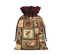 Wild Animals Print Gift Reusable Bags Festive Drawstring Pouches Versatile Birthday Wedding Favors