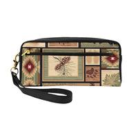 Wild Animals Print Makeup Bag for Women Waterproof Pouch Toiletry School Office Travel Daily Use