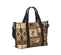 Wild Animals Print Women Men Travel Hand Bag for Foldable Portable Tote for Weekend Trips Travel