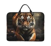 Wild Animals Tiger Laptop Case 14 Inch Laptop Sleeve Computer Carrying Bag Shockproof Protective Notebook Case Portable Laptop Bag Waterproof Briefcase Bag for Men Women
