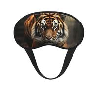 Wild Animals Tiger Sleep Mask for Side Sleeper, Blackout Eye Mask for Women Men, Zero Pressure Sleeping Masks Soft Breathable Eye Cover Comfortable Blindfold Eyeshade for Night Sleep