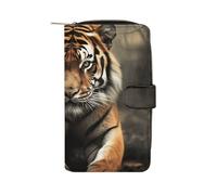 Wild Animals Tiger Wallet Multifunctional Wallets for Men Compact Wallet Purse Passport Bag