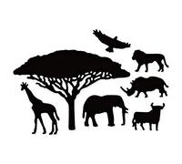 Wild Animals Tree Border Cutting Dies,DIY Scrapbooking Artist Metal Cutting Dies Scrapbooking Album Cuts for DIY Card Making Stencil Embossing Die New 111x60mm