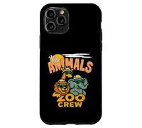WILD ANIMALS ZOO CREW funny happy guys having a great day Case for iPhone 11 Pro