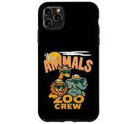 WILD ANIMALS ZOO CREW funny happy guys having a great day Case for iPhone 11 Pro Max