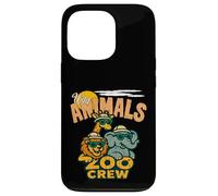 WILD ANIMALS ZOO CREW funny happy guys having a great day Case for iPhone 13 Pro