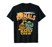 Wild Animals Zoo Crew Funny Happy Guys Having a Great Day T-Shirt