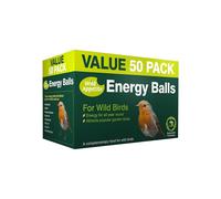 Wild Appetite Suet Energy Fat Balls Bird Food - Pack of 50, Green