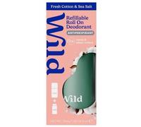 Wild Aqua Case and Fresh Cotton Antiperspirant Roll On - 50ml