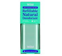 Wild Fresh Cotton and Sea Salt Deodorant in Aqua Case 40g