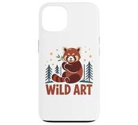 WILD ART Red Panda Bamboo Grove Forest Stars Case for iPhone 13