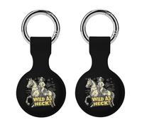 Wild As Heck Vintage Cowgirl Ride Horse Full Protective Cover Case with Keyring Silicone Skin