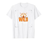 Wild at Heart: Fierce Tiger Spirit for Adventure Seekers T-Shirt, Men, White, XXL