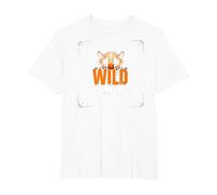 Wild at Heart: Fierce Tiger Spirit for Adventure Seekers T-Shirt, Men's Big and Tall, White, 3X Tall