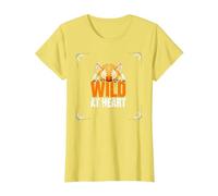 Wild at Heart: Fierce Tiger Spirit for Adventure Seekers T-Shirt, Women, Lemon, XXL